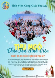 Nhóm SVCG Phú Mỹ – Thư Ngỏ Chào Tân Sinh Viên 2023