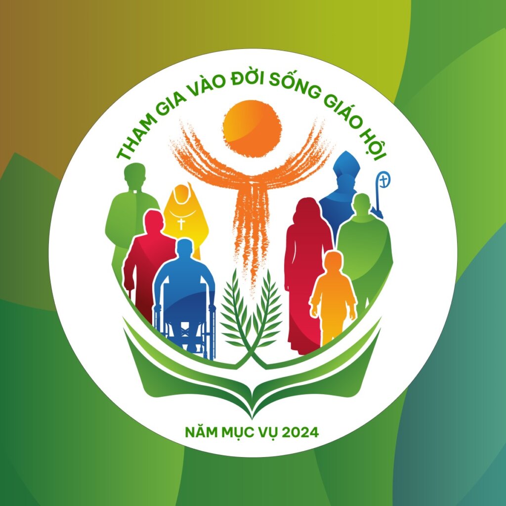 Logo năm mục vụ 2024: “Thúc đẩy sự tham gia đời sống Giáo hội”