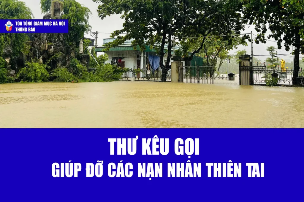 Thư kêu gọi giúp đỡ các nạn nhân thiên tai